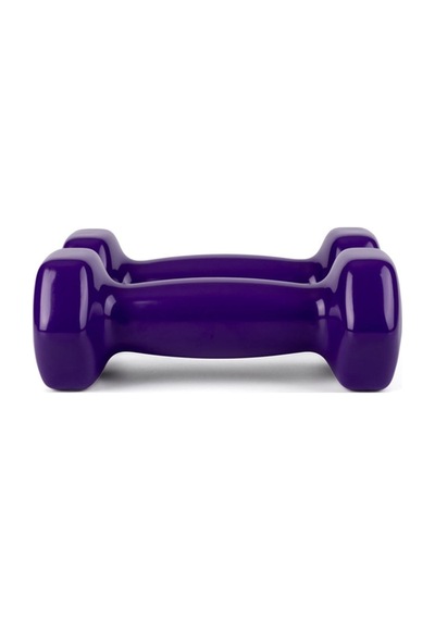 Gymo Hex Shape Vinil Dambıl 2x1kg Mor
