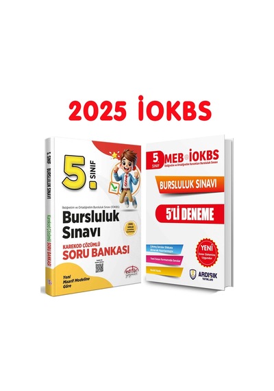 Editör Yayınları 5. Sınıf Bursluluk Soru Bankası Ve Deneme Sınavı Seti 2025