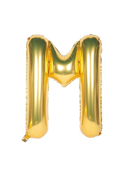 Folyo Balon D Harfi Helyum Balon 36 Cm Gold Renk - A Harf Balon - Harf Folyo Balon Gold Ballons Çok Renkli