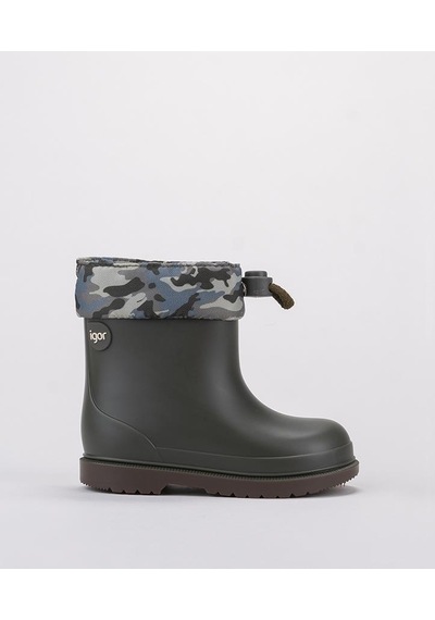 Igor W10212 Bımbı Camo Çocuk Haki Yağmur Çizmesi Haki