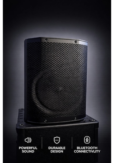 Partybox Bluetooth Hoparlör 8 Hoparlör, 60w Güç, Rgb Işık, Tws Destekli Enstrüman Girişli Hp-980