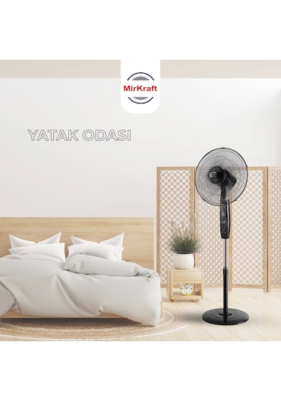 Mirkraft Fs-k40br Stand Fan Vantilatör Uzaktan Kumandalı 16''