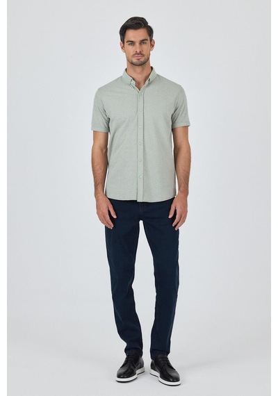 İmza Koyu Yeşil Kısa Kol Düz Örme Düğmeli Yaka Cepsiz Pamuklu Classic Slim Fit Gömlek 1004250155 700 Koyu Yeşil İmza Koyu Yeşil Kısa Kol Düz Örme Düğmeli Yaka Cepsiz Pamuklu Classic Slim Fit Gömlek 1004250155 700 Koyu Yeşil