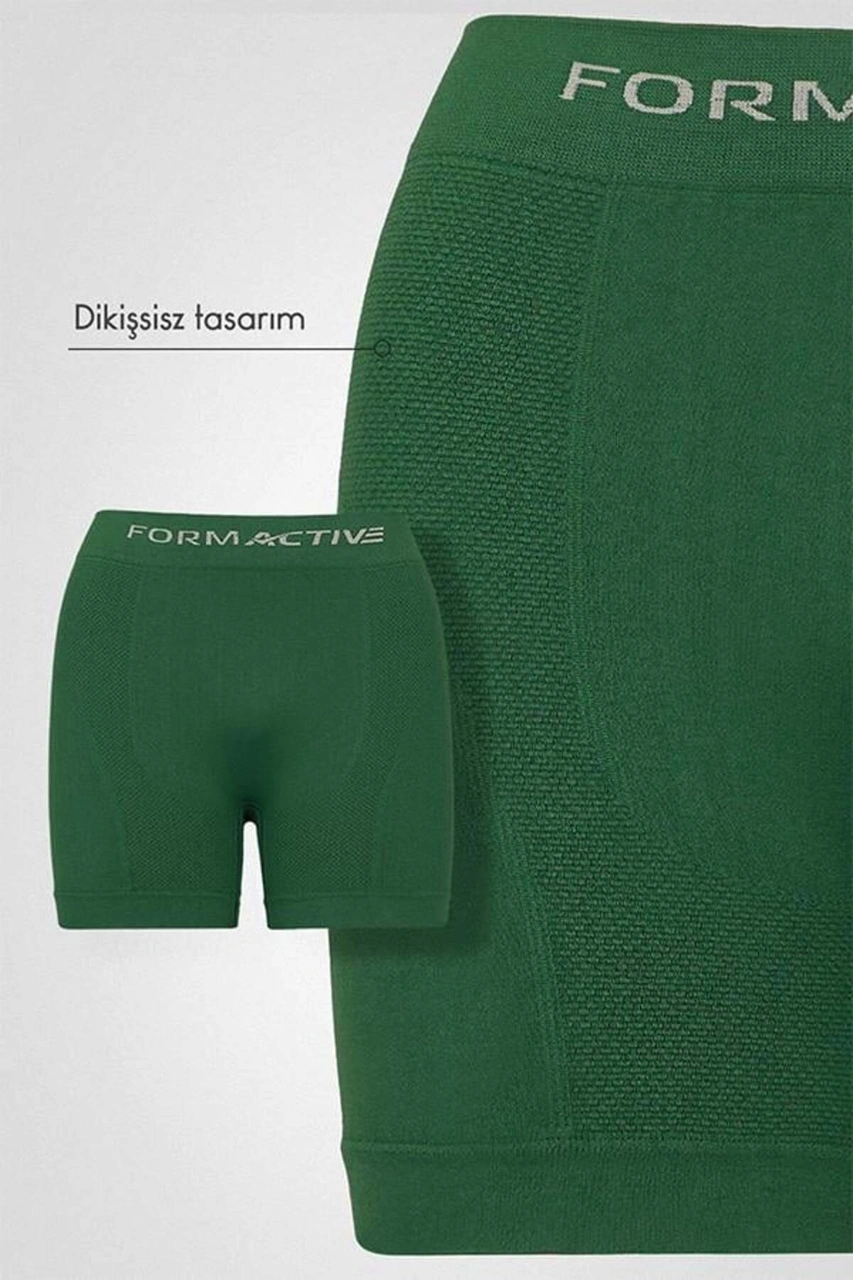 Tezzgelsin Erkek Dikişsiz/seamless Nefes Alabilen Boxer Yeşil