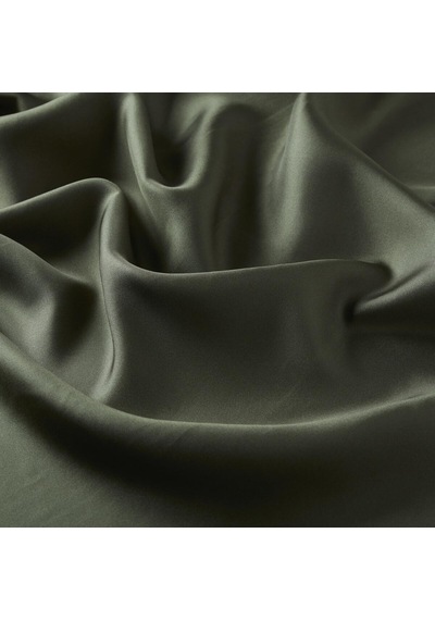 İpekevi Düz Twill İpek Eşarp - Ceviz Yeşili - Ceviz Yeşili