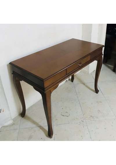 Masifart_Mobilya Masifart Marta Ahşap Çalışma Masası 125 Cm Çekmeceli Ceviz