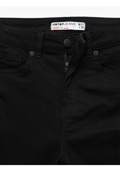 Koton Yüksek Bel Dar Kesim Dar Paça Toparlayıcı Jean Pantolon - Skinny Push Up Fit Jean Siyah 5wal40015md Siyah Koton Yüksek Bel Dar Kesim Dar Paça Toparlayıcı Jean Pantolon - Skinny Push Up Fit Jean Siyah 5wal40015md Siyah