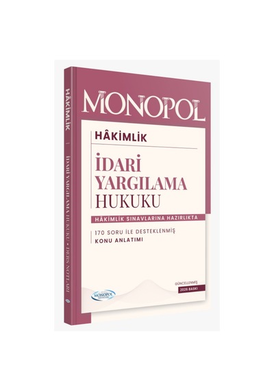 İdari Yargılama Hukuku Monopol Yayınları 2026