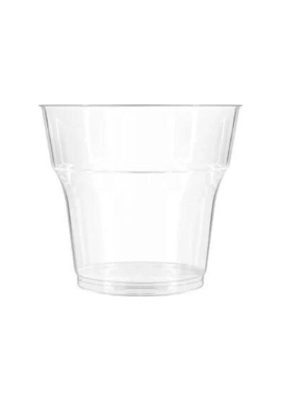 Sert Plastik Mika Kristal Bardak 250 Adet Şeffaf