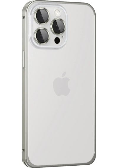 Flzdgnkr Joko İphone 15 Pro Max Metal Bumper Mat Kapak - Gri