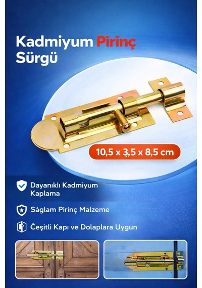 Kapı Sürgüsü Metal Krom Sürgü Kapı Pencere Emniyet Kilidi Güvenli Kilit Sistemi