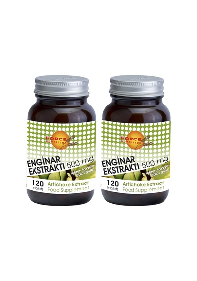 Force Nutrition Artichoke Enginar Ekstraktı 500 MG 2x120 Tablet