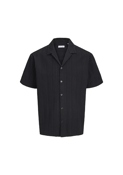 Jack & Jones Jack Jones Erkek Rahat Kesim Pamuklu Gömlek 12289457 Siyah