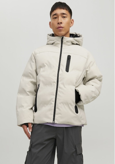 Jack & Jones Erkek Jcoheat Puffer Mont 2215507 Taş