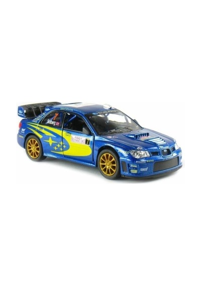 Kinsmart 2007 Subaru Wrc Rally Mavi Metal 1/36 Model Araba