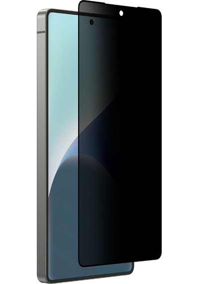 Galaxy Uyumlu S25 Ultra Amazingthing Radix Privacy Parmak İzi Bırakmayan Temperli Cam Ekran Koruyucu Siyah