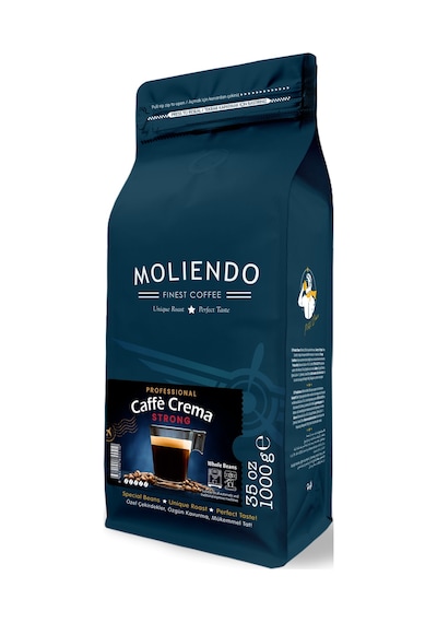Moliendo Professional Caffe Crema Strong Çekirdek Kahve 1 KG Moliendo Professional Caffe Crema Strong Çekirdek Kahve 1 KG