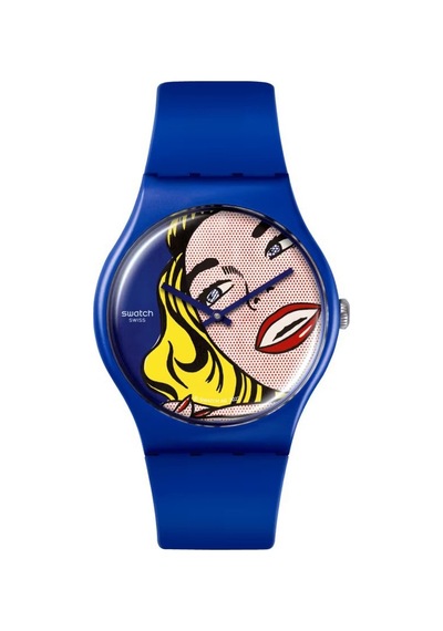 Swatch Suoz352 Girl By Roy Lichtenstein Unisex Kol Saati
