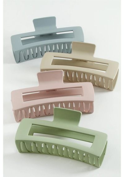 Dikdörtgen Renkli Mandal Toka 12 Cm Çok Renkli 30411232