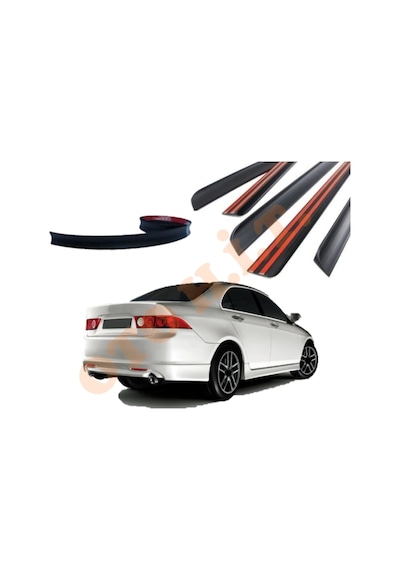 Honda Accord 03-08 Uyumlu Bagaj Üstü Spoiler Mat Siyah