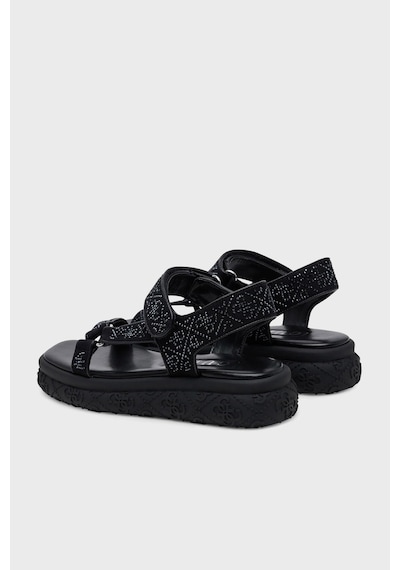 Guess Bayan Sandalet Fljlod Fap03 Black Siyah Siyah