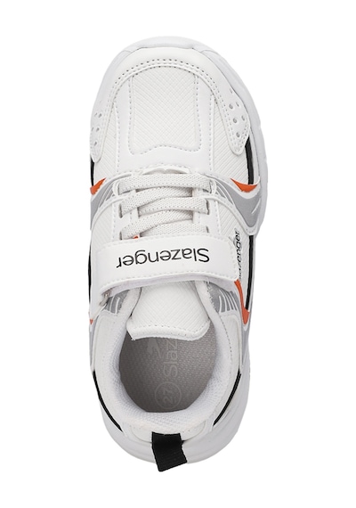 Slazenger  KENDALL Çocuk Cırt Cırtlı Beyaz  -  Turuncu Günlük Spor  Ayakkabısı