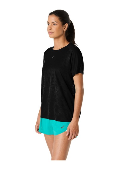 Asics Metarun Ss Top Kadın Siyah Tshirt 2012d223-001 SIYAH