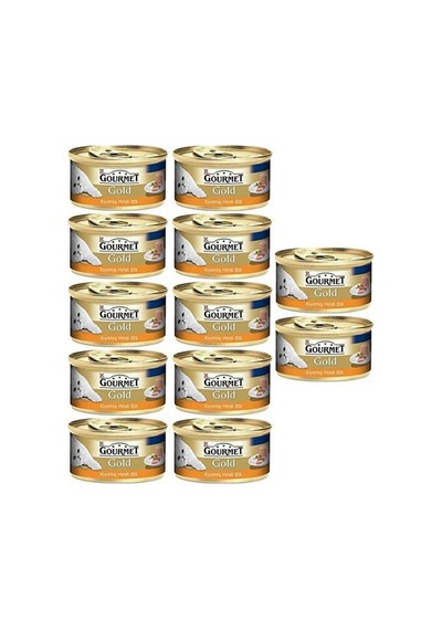 Gold Kıyılmış Hindi Eti Yaş Kedi Maması 85gr 12al 10ödecndst1020ggkhe