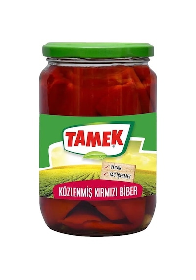 Tamek Közlenmiş Biber 530 Gr Cam Kavanoz X 2 Adet