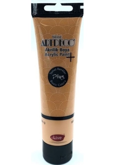 Plus Akrilik Boya 100ml Tüp 484 Okre Kahve