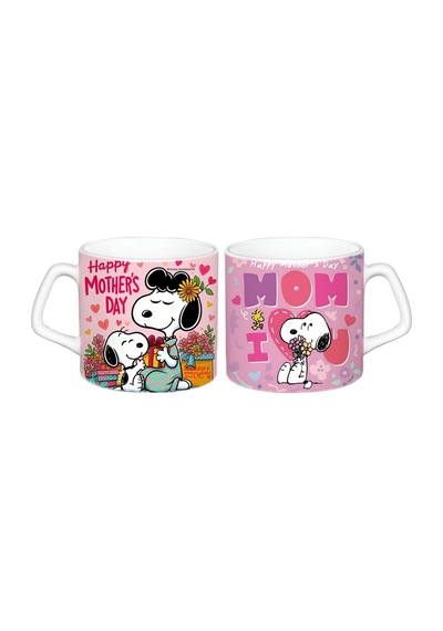 Anneler Günü Snoopy Kupa Bardak Tek Adet 024 Çok Renkli
