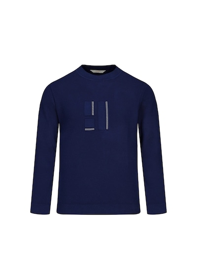 Hatemoğlu İndigo Regular Fit Yarım Balıkçı Yaka Kazak 2982369 Indigo