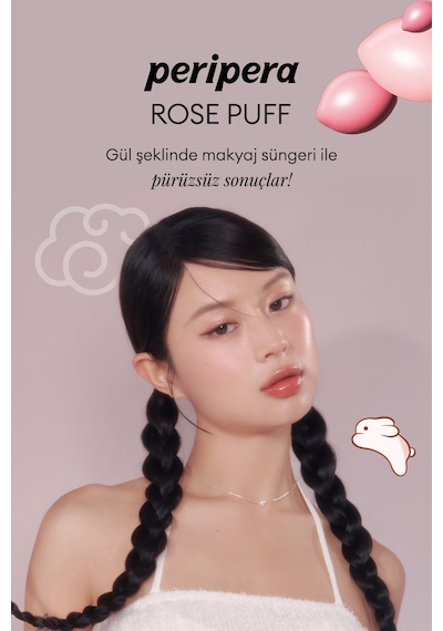 Gül Şeklinde Makyaj Süngeri Perıpera Rose Puff 69554566