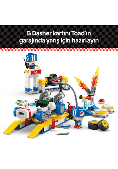LEGO® Super Mario™: Mario Kart™ – Toad’un Garajı 72035 - 8 Yaş ve Üzeri Koleksiyonluk Yaratıcı Oyuncak Yapım Seti (390 Parça)