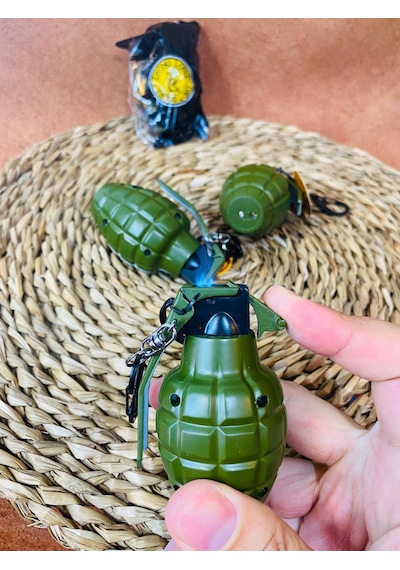 El Bombası Modeli Metal Pürmüzlü Çakmak