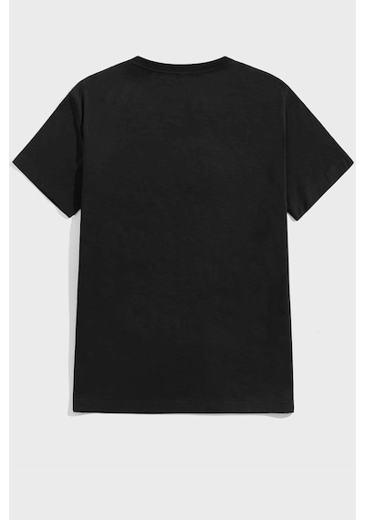 Unisex Cedric Üzümlü Kekim Baskılı T-shirt Siyah