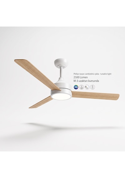 Philips Velyx Lambalı Tavan Vantilatörü 32 Fan + 24 Işık W