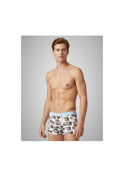 Harry Jons Erkek 6'lı Desenli Renkli Pamuklu Premium Paket Boxer Karışık Karışık
