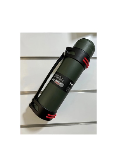Vacuum Travel Pot 2,5 Litre Aile Boy Kamp Termos Yeşil