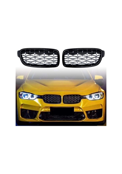 Bmw F30 2012-2018 Daimond Ön Panjur Ön Böbrek