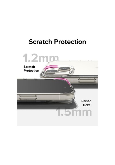 Apple İphone 15 Plus Uyumlu Kılıf Kamera Korumalı Sararma Karşıtı Clear Silikon Şeffaf Kılıf Çok Renkli