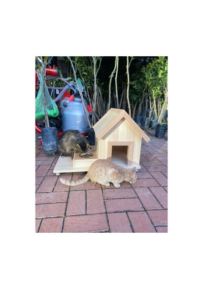 Özel Tasarım İç Ve Dış Mekan Yalıtımlı Kedi Yuvası Kedi Evi