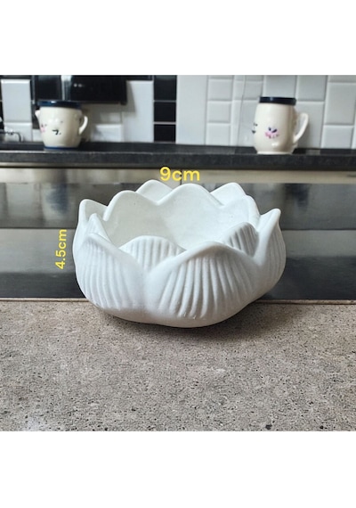 Bernami Mumluk Şamdanpinterest 3 Lü Lotus Çiçeği & Dekoratif Mumluk & Hediyelik Eşya & Tealight Mumluk & Dekor Süs & Alçı Mumluk Diğer