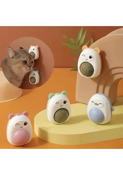 Dodes Ayıcıklı Kedi Otu Yalama Topu
