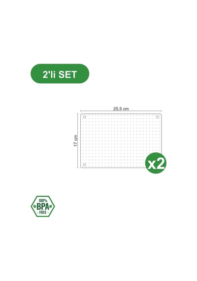 Modüler Organizer Set Çekmece İçi Dolap İçi Düzenleyici Organizer Kristal 2'li Set Açık Beyaz