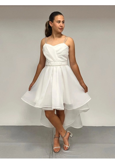 Butikhappykids Kız Çocuk Abiye Beyaz Taş Kordon Askılı Kalp Yaka Kuyruklu Şifon Abiye Elbise 10-15 Yaş Beyaz Butikhappykids Kız Çocuk Abiye Beyaz Taş Kordon Askılı Kalp Yaka Kuyruklu Şifon Abiye Elbise 10-15 Yaş Beyaz