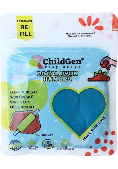 ChildGen 125gr Kartuş Oyun Hamuru - Mavi