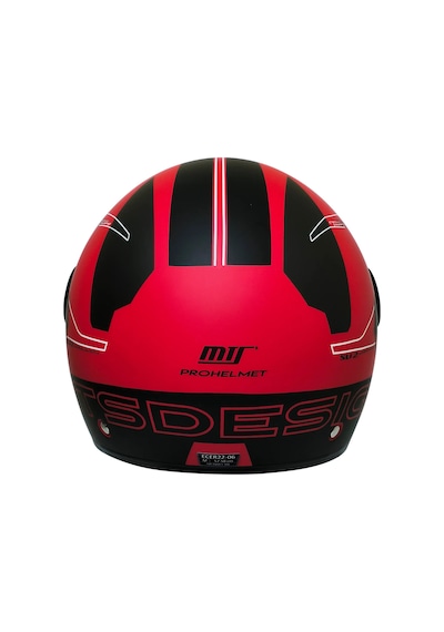 Mts Prohelmet 101 Design Red Kırmızı-siyah