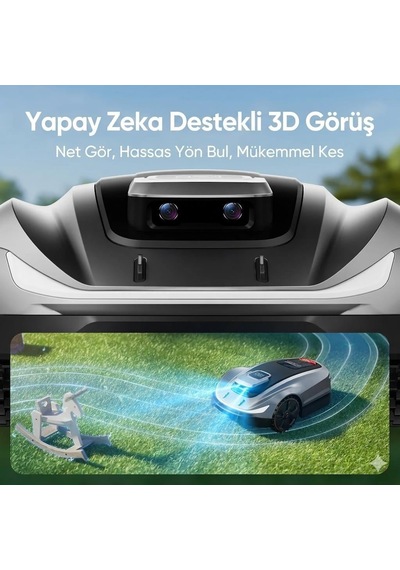 Sunseeker X5 Kablosuz Yapay Zeka Robot Çim Biçme Makinesi