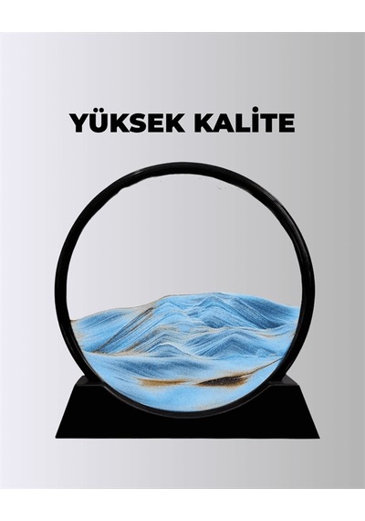 Dekoratif 3d Dinamik Kum Tablosu, Zihin Açıcı Kum Manzarası